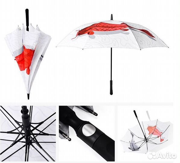 Зонт - трость большой, мужской, женский