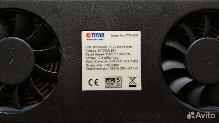 Подставка с охлаждением для ноутбука