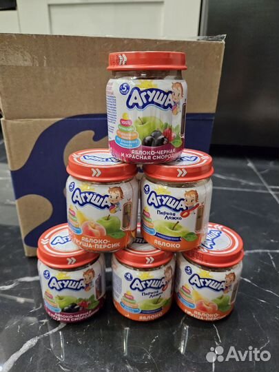 Детские пюрешки Агуша