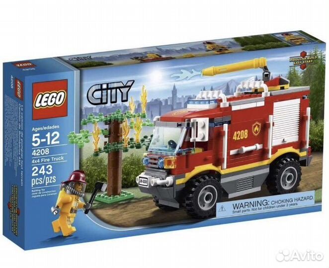 Lego City Пожарный самолет и Пожарный внедорожник