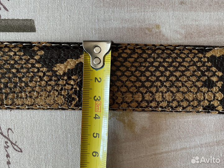 Мужской кожаный ремень JMS