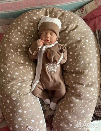 Новая кукла реборн LouLou 50 см сплюшка младенец