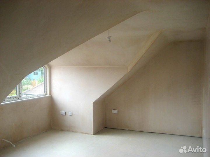 Штукатурка стен механическая машинная