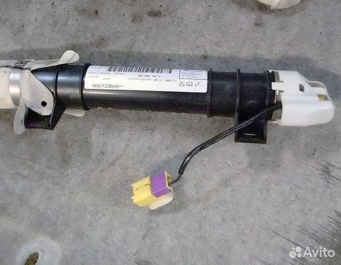 Шторка безопасности airbag боковая Audi A8 D2