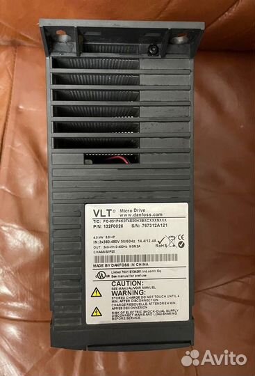 Новый частотник 4 кВт Danfoss VLT 132F0026