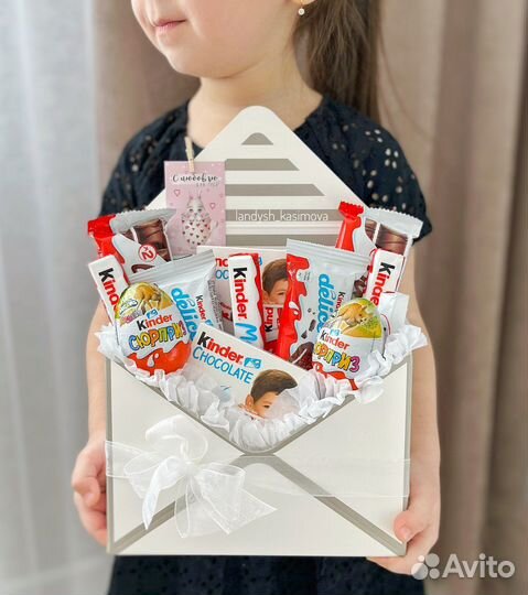 Съедобные букеты из киндеров