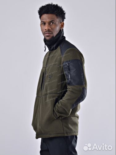 Azimuth Жакет флисовый мужской 22007-4, khaki