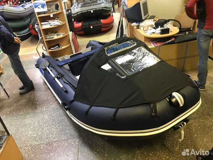 Лодка пвх stormline adventure extra 380+hidea30fes