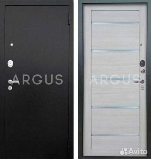 Дверь входная Аргус Люкс-3К Царга Александра Буксу