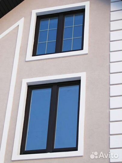 Пластиковые окна на дачу и в дом с отделкой