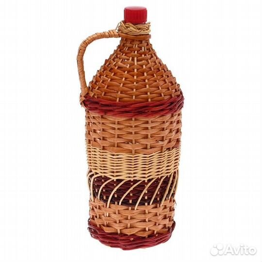 Бутыль декоративная 2 л в оплетке