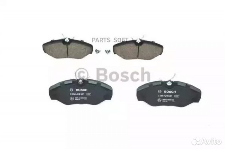 Bosch 0 986 424 531 Дисковые колодки передние