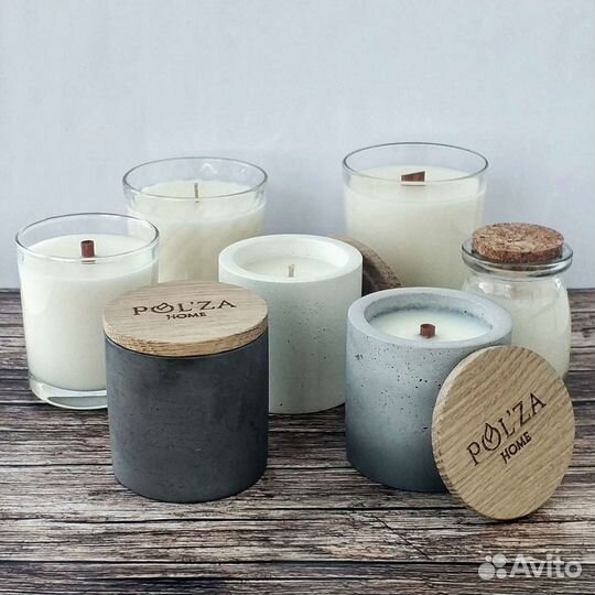 Свечи из растительного воска