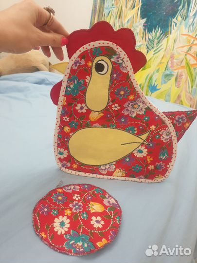 Кукла грелка на чайник СССР