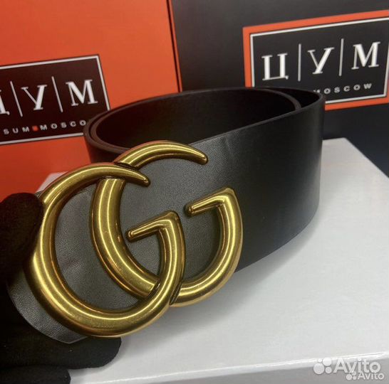 Широкий ремень Gucci