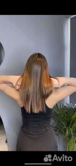 Кератиновое выпрямление волос