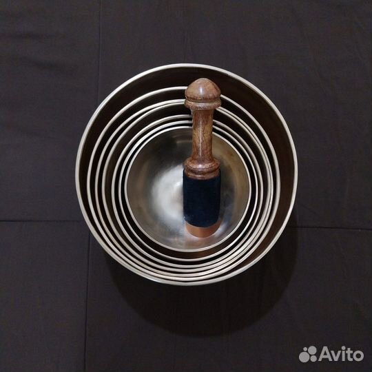 Поющие кованые чаши. Набор из 7 чаш