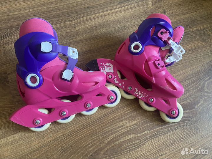 Роликовые коньки детские раздвижные 28-30