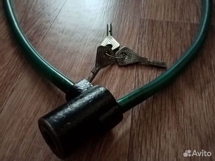 Трос-замок велосипедный 130 см противоугонный