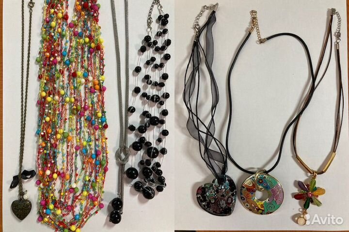 Заколки ободки резинки крабы бусы браслеты банты