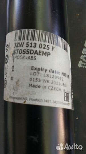 Задний амортизатор VW jetta оригинал новый