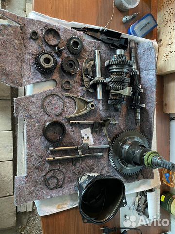 Разбор коробки логан 1