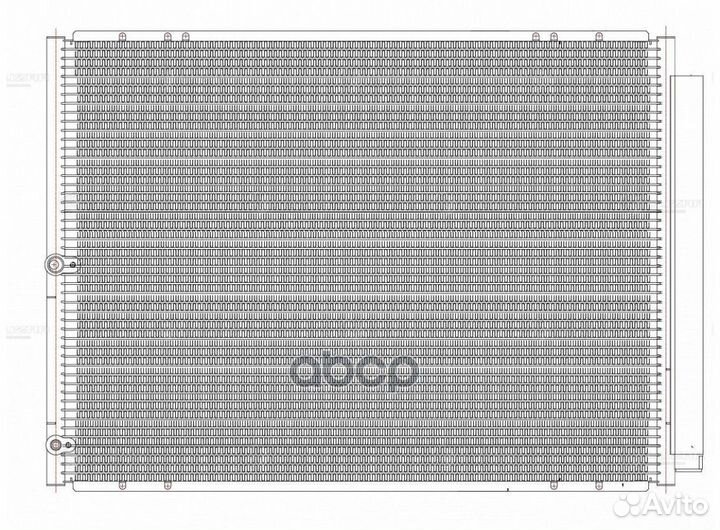 Радиатор кондиц. lexus RX 300 (02) 3.0i (lrac