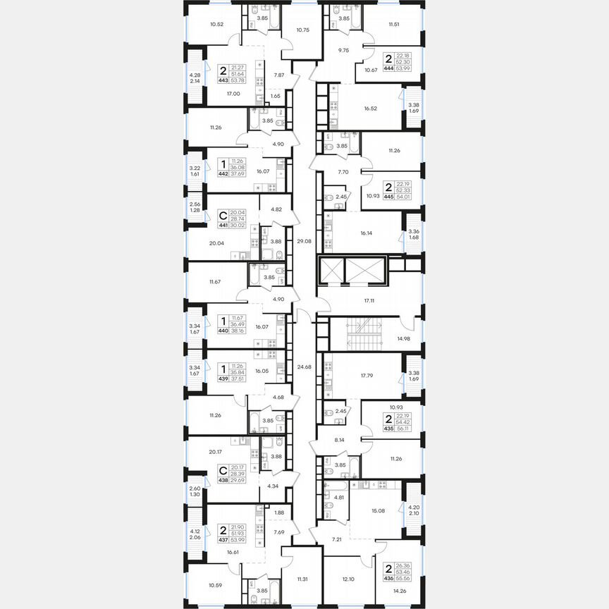 1-к. квартира, 37,7 м², 4/15 эт.