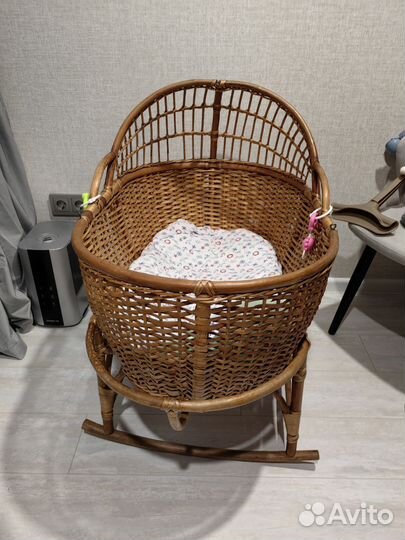 Вязаная люлька-колыбель