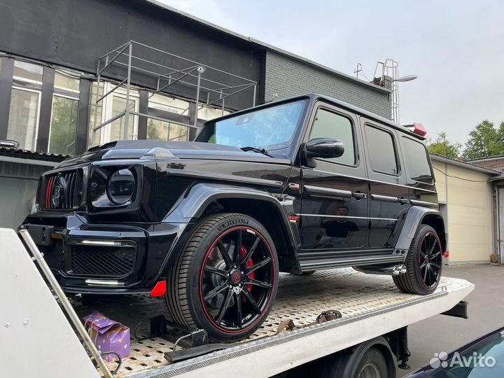 Губа карбон на Mercedes Brabus G63