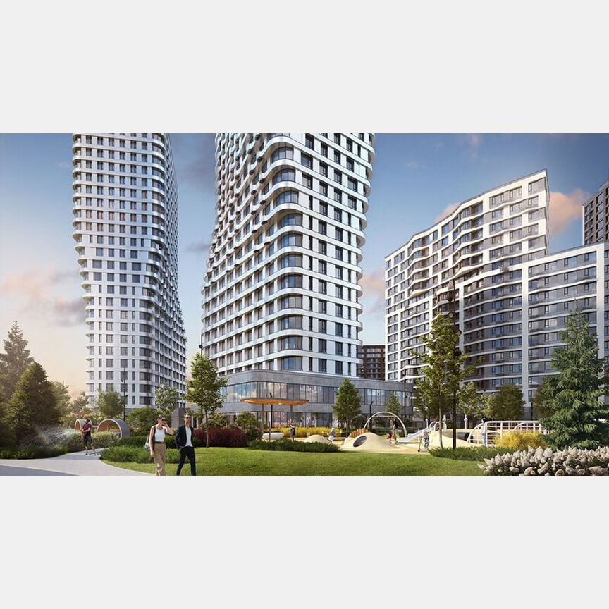 2-к. квартира, 66,2 м², 22/25 эт.