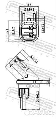 Датчик abs перед прав/лев ford focus C-MAX CAP