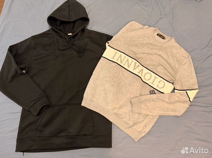Черная толстовка и свитер Giovanni 54-56 XXL