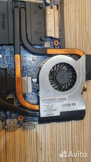 Система охлаждения HP dv6 intel