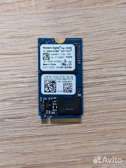 WD m2 ssd 256gb