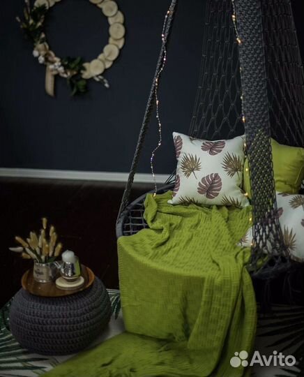 Подвесное кресло-гамак. Качели. Гнездо. Кресло кач