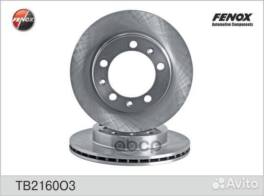 Торм.диск пер.вент.294x23 5 отв. TB2160O3 fenox