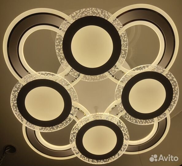 Светодиодная люстра 328W с пду 2 года гарантия