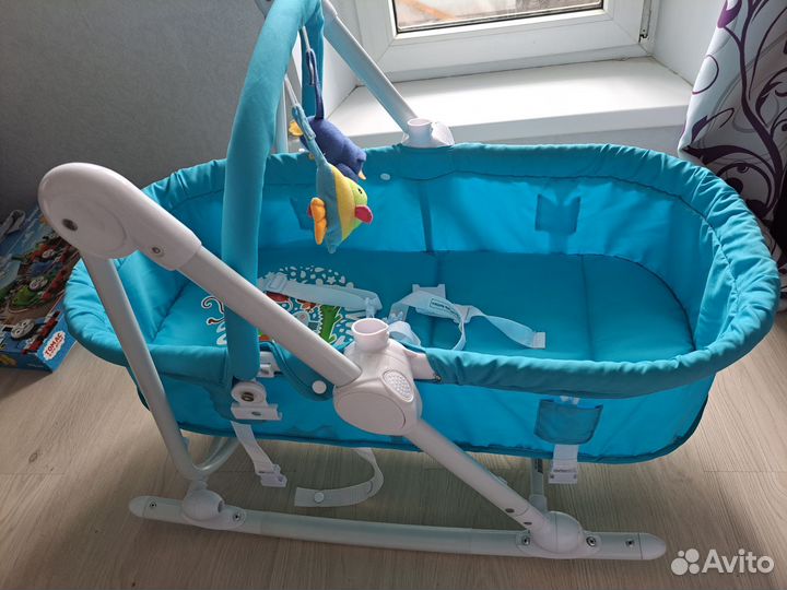 Шезлонг-люлька babyton