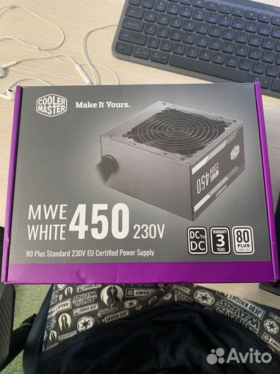 Блок питания Cooler Master MWE white 450W