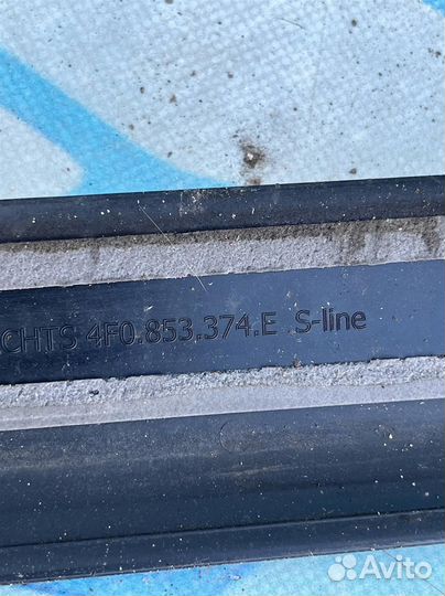 Накладка порога внутренняя передняя правая 4F085