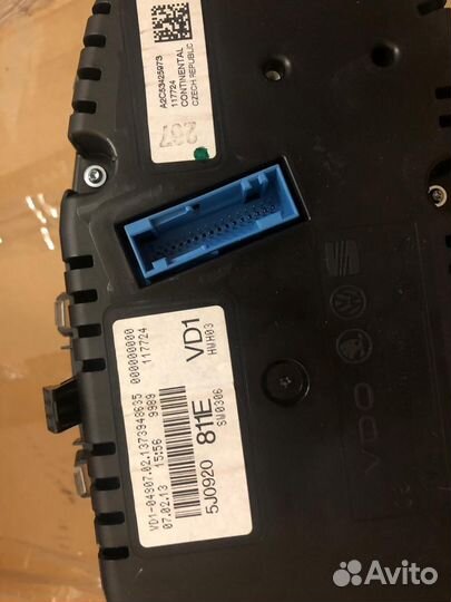 Приборная панель Skoda Fabia 2