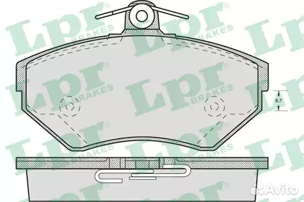 Колодки тормозные дисковые 05P719