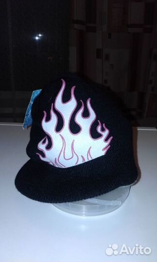 Новая двухсторонняя шапка с козырьком, 52р