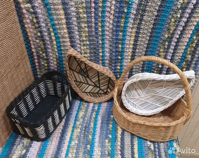 Корзина плетеная, хлебница, конфетница