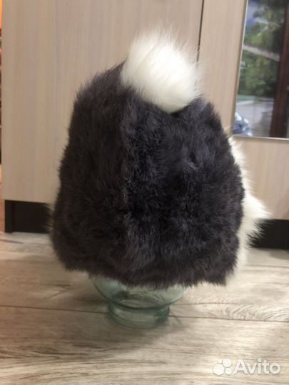 Шапка меховая детская новая