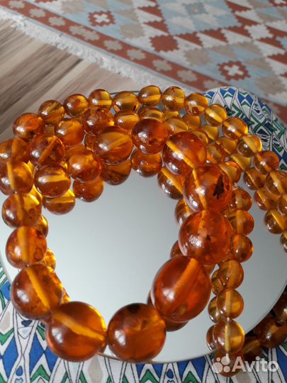 Янтарные бусы СССР