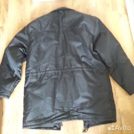 Куртка демисезонная охранника смесовая черная