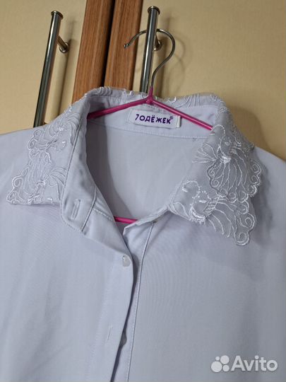 Рубашка, блузка на девочку 122 рост