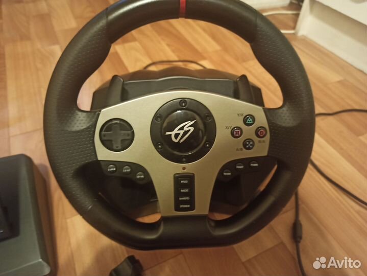 Игровой руль dexp wheelman pro 270/900